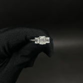 1.19 CT Emerald Shaped Lab Diamond Ring (Ready for Delivery)